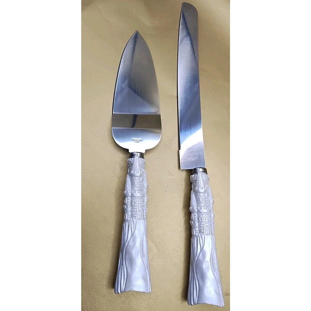 Wedding Anniversary Cake and Knife Set. Fairytale Castle
